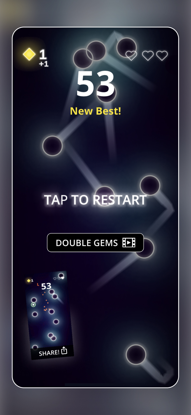 NeoDodge ship selection screen